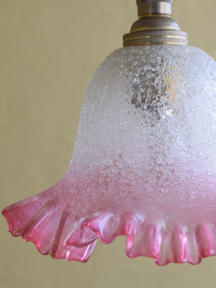 アンティークガラスのシェード