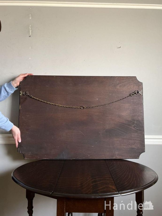 アンティークの鏡の裏