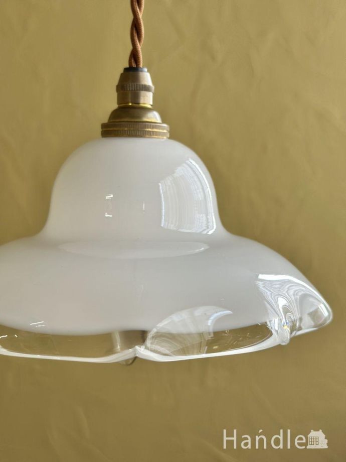 アンティークガラスのシェード