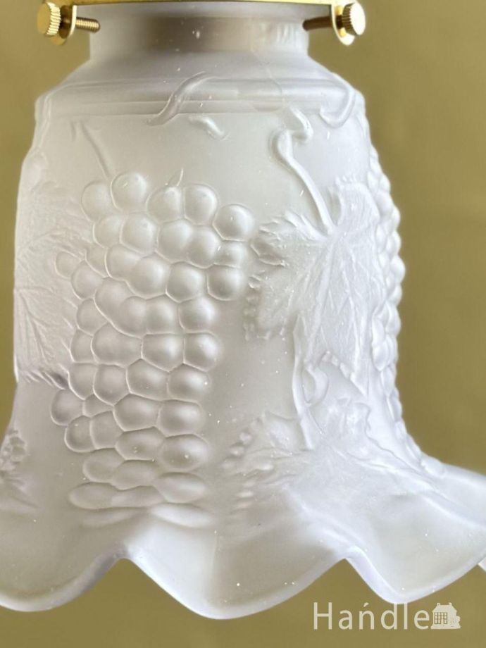 アンティークガラスのランプシェード