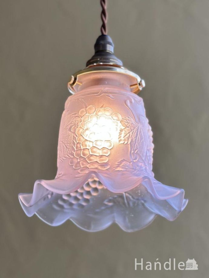 アンティーク照明の美しい灯り