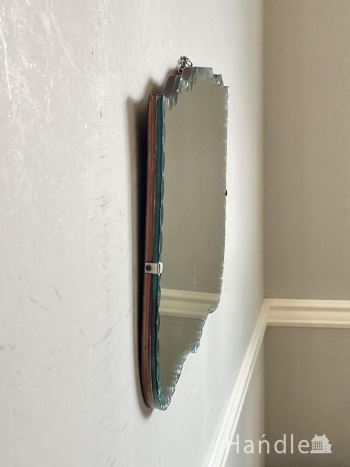 アンティークミラーの側面