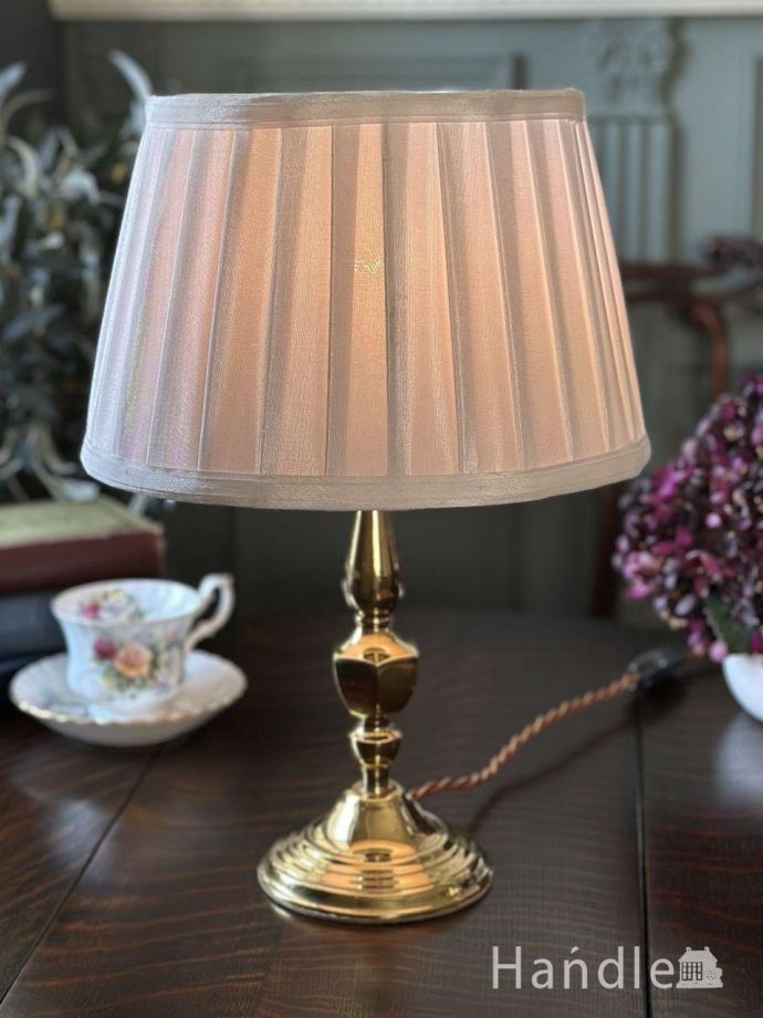 アンティークの照明、テーブルランプ