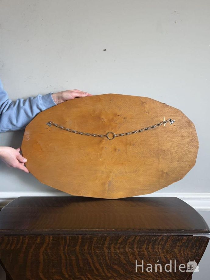 アンティークの鏡の裏