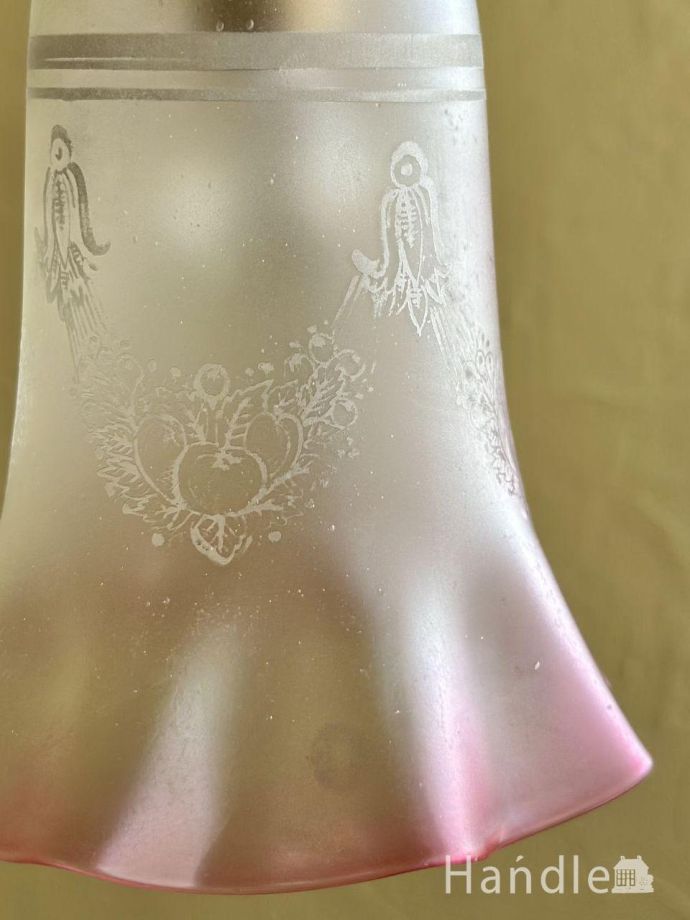 アンティークガラスのシェード