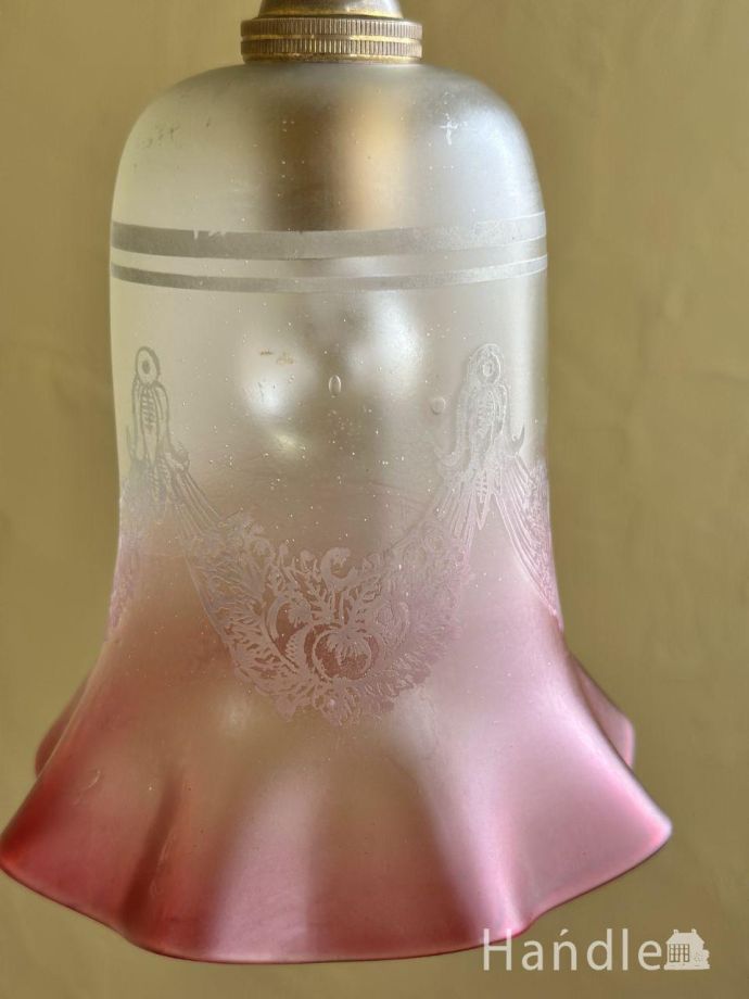 アンティークガラスのシェード