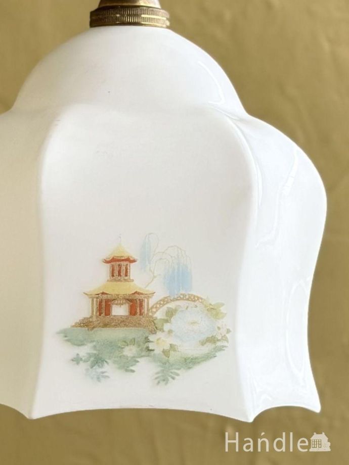 アンティークガラスのシェード