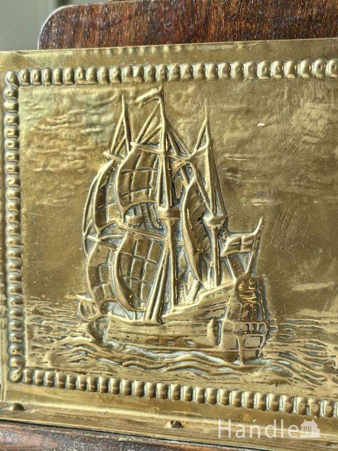 アンティーク真鍮製のレターラック