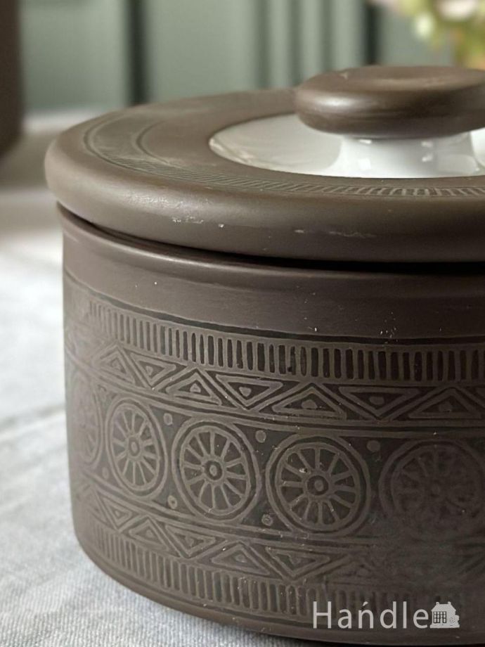 英国陶磁器のキャニスター