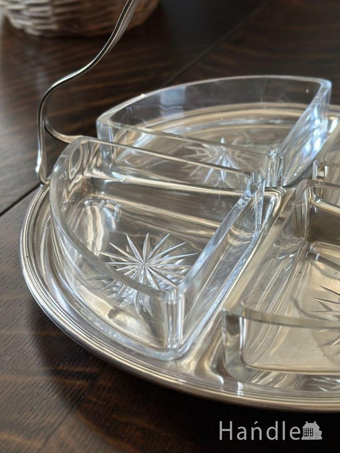 アンティークガラスの器