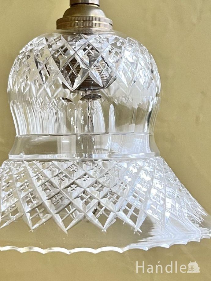 アンティークガラスのシェード