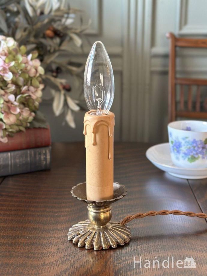 アンティークの照明、テーブルランプ