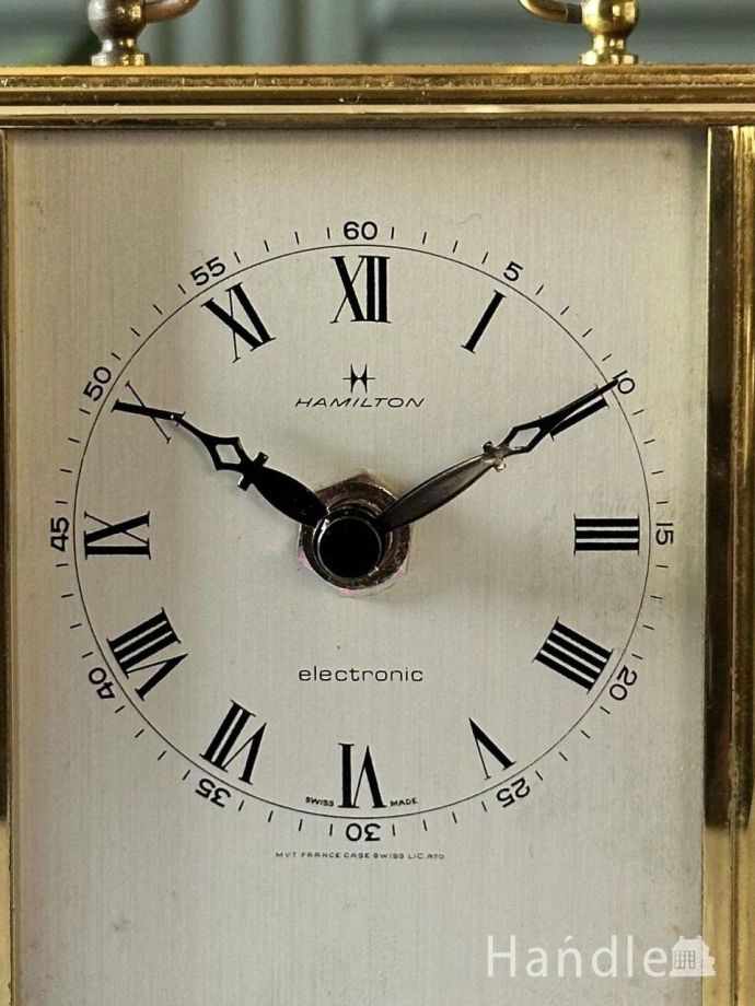 アンティークの置き時計