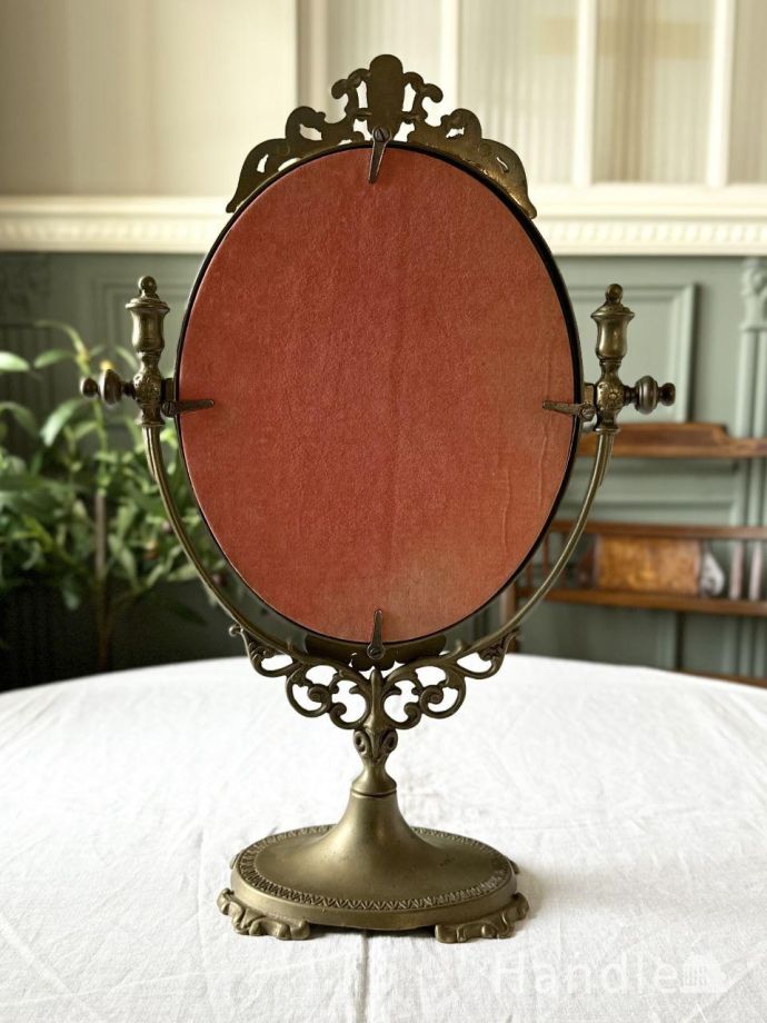 アンティークミラーの裏側