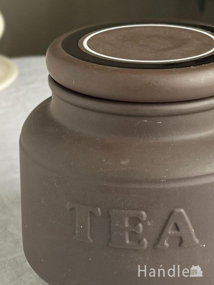 英国陶磁器のキャニスター