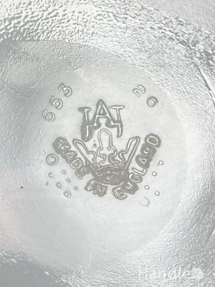 パイレックスのバックスタンプ