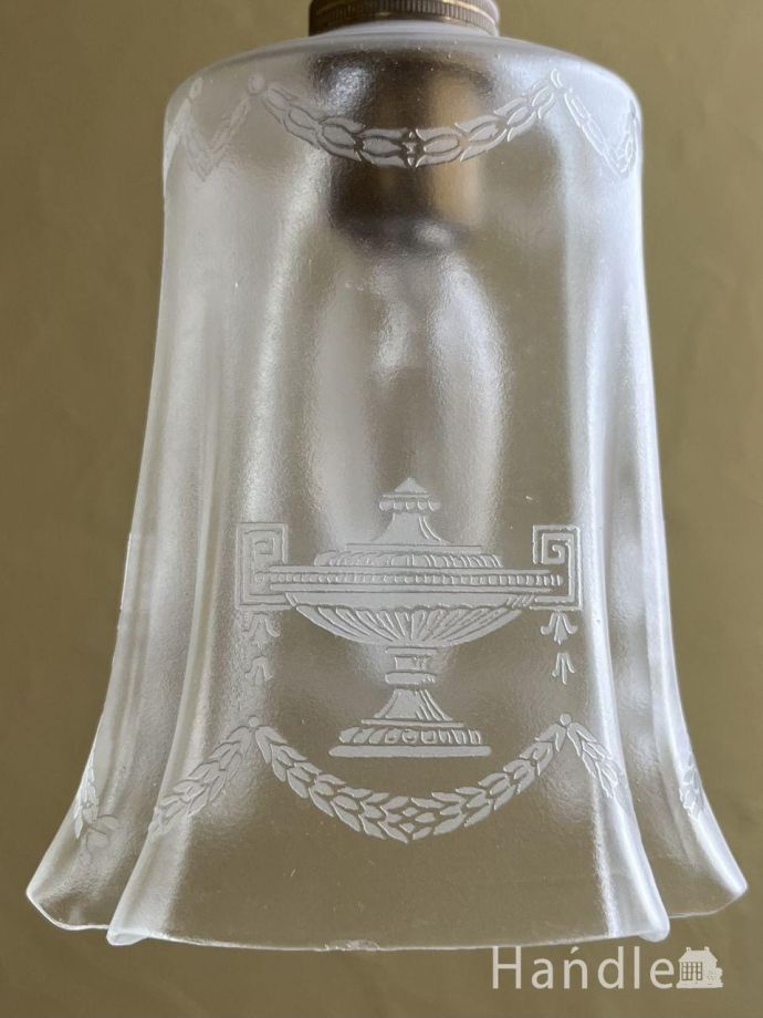 アンティークガラスのシェード