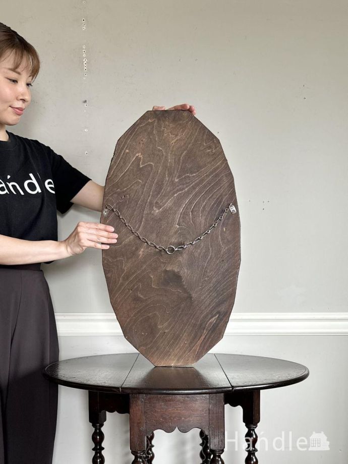 アンティークの鏡の裏