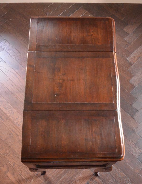 アンティーク家具 南フランスのアンティーク家具、おしゃれなドレッシングチェスト。天板もピカピカにお直ししました。(k-991-f)