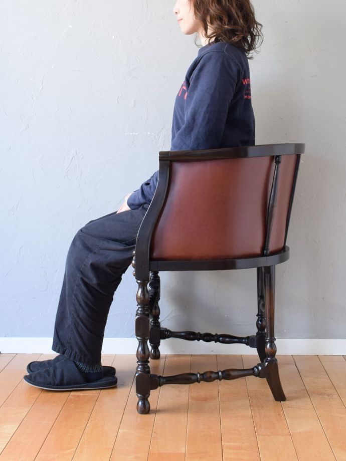 パーソナルチェアの掛け心地