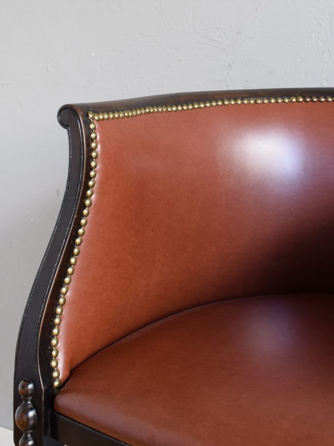 アンティークの椅子のアーム