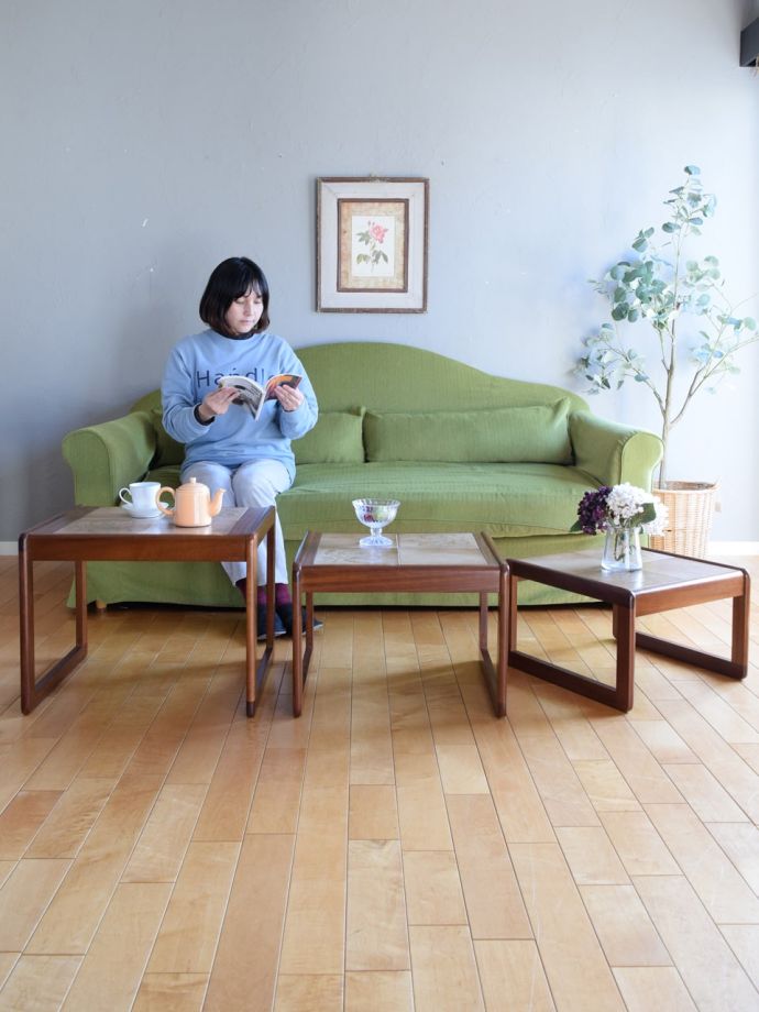 北欧スタイルのおしゃれなネストテーブル