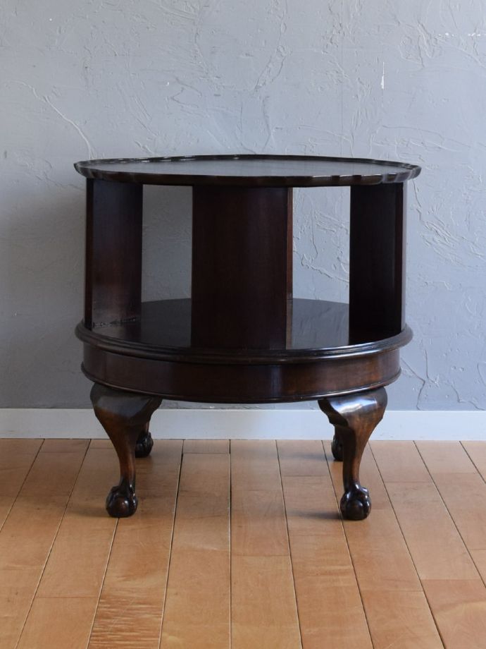 アンティーク本棚の側面