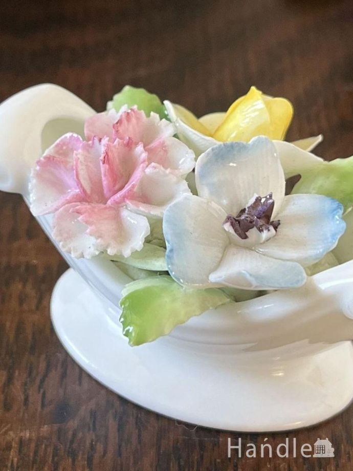 アンティークの陶花