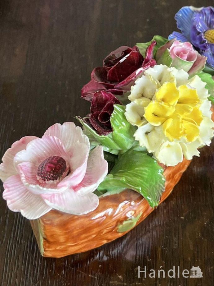 アンティークの陶花