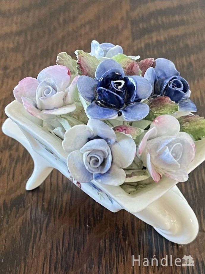 アンティークの陶花