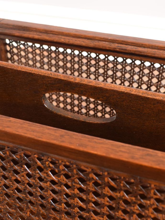 美品　アンティーク調　猫脚　マガジンラック　本棚　本箱　収納　整理　雑誌　新聞 3102-s.jpg