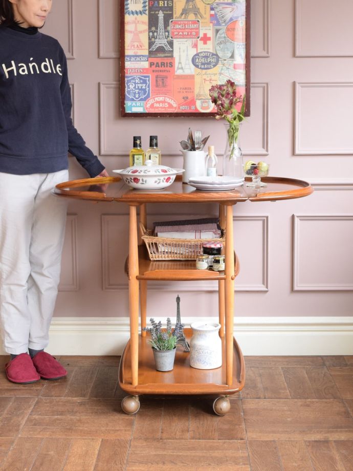アーコール(ERCOL)のワゴン