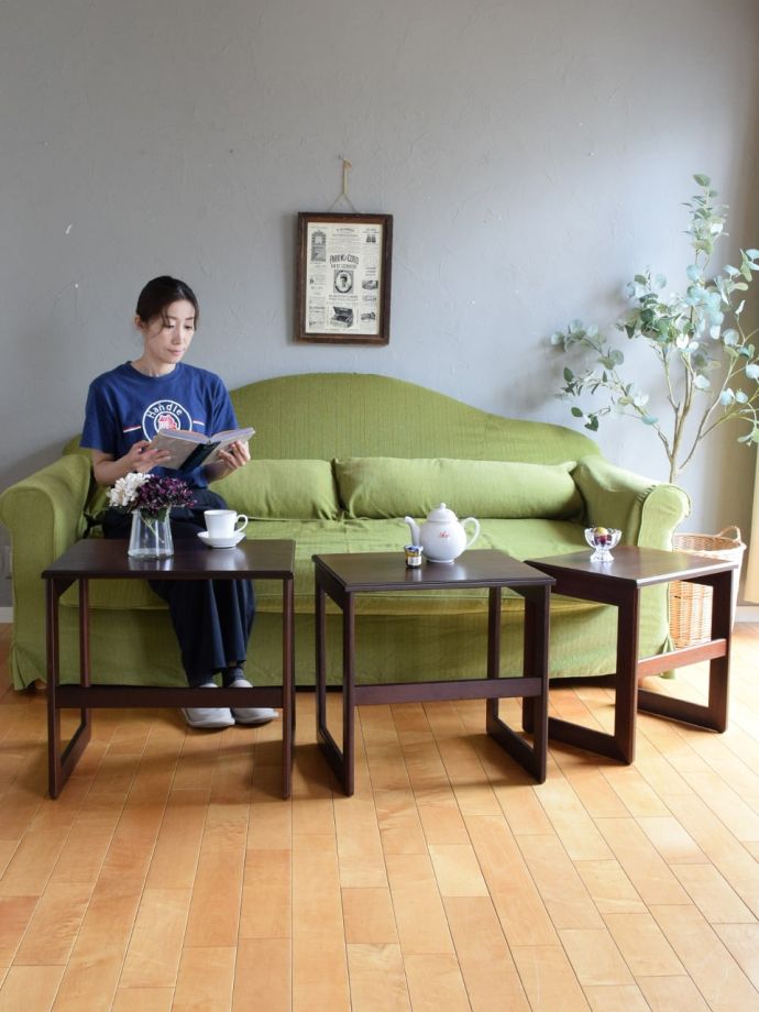 北欧スタイルのおしゃれなネストテーブル