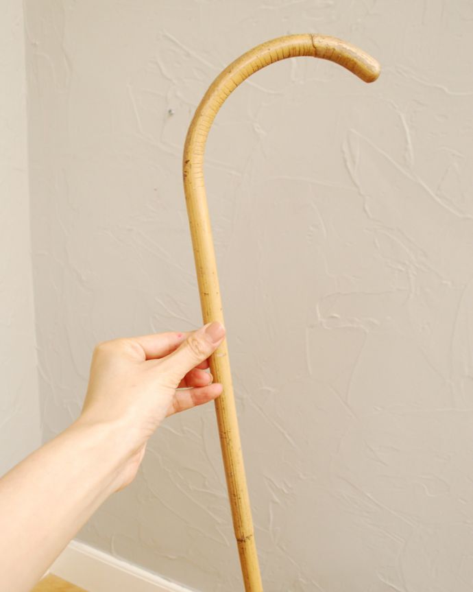 アンティーク 真鍮の雑貨　アンティーク雑貨　イギリスで見つけたアンティークステッキ。普段使いにもピッタリ！。(m-1571-z)