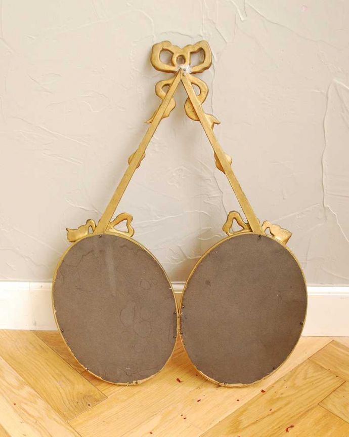 アンティークフレームの裏側