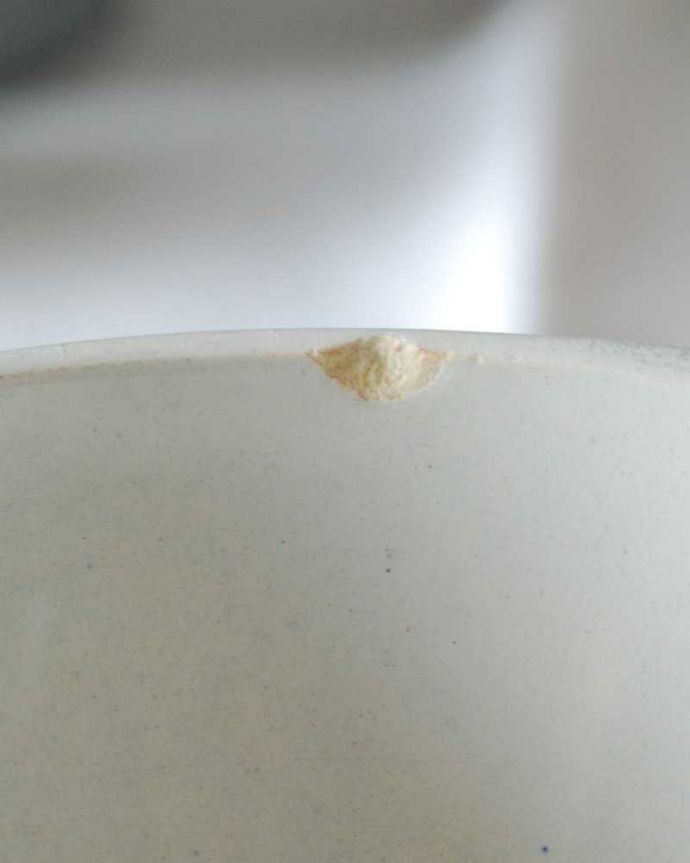 アンティーク 陶磁器の雑貨　アンティーク雑貨　フランス輸入の優雅に飛ぶスワンのアンティークカフェオレボウル。カケがあるのでSALE価格ですカケがありました。(m-3032-z)