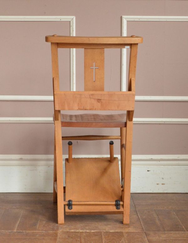 フランスアンティーク チャーチチェア お祈り椅子 祈祷 教会 キリスト 礼拝 フランスアンティーク チャーチチェア お祈り椅子 祈祷 教会 キリスト 礼拝