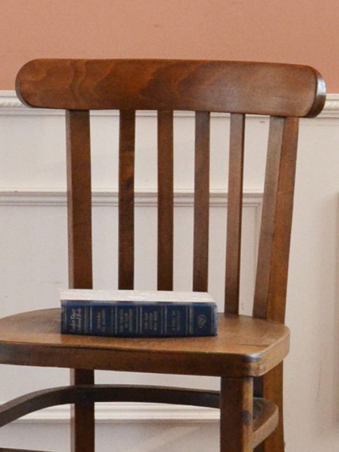 ベントウッドチェアの背もたれ