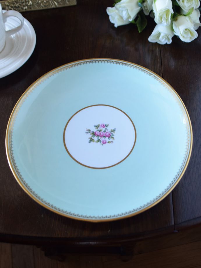 英国のアンティーク食器、コープランドスポードのハロッズ限定プレート