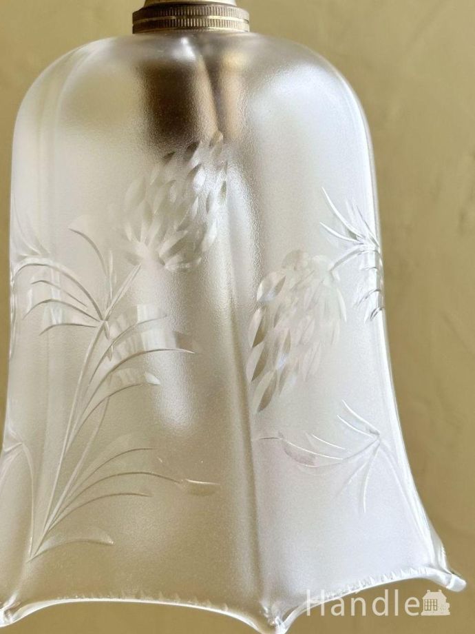 アンティークガラスのシェード