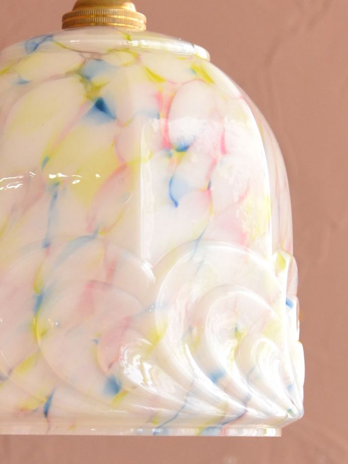 アンティークガラスのシェード