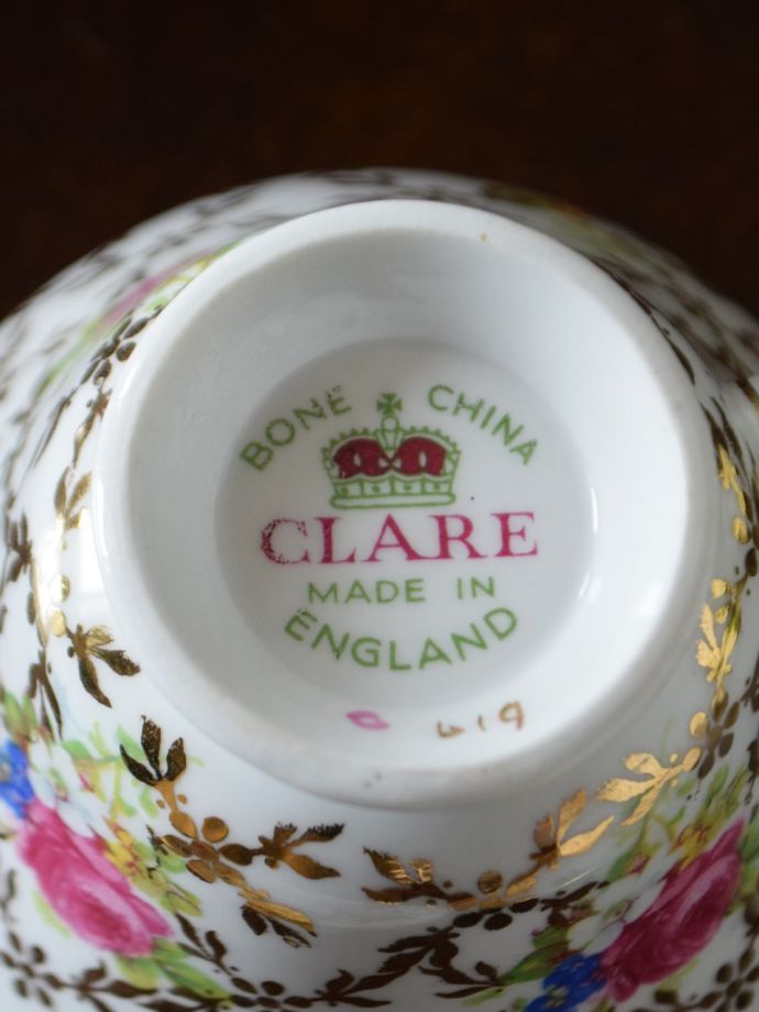 Clareのバックスタンプ