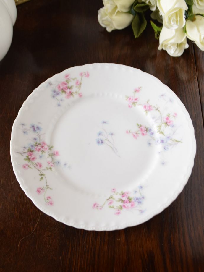 haviland アビランド リモージュ コンポート リモージュ アビランドLimoges Havilandのモノグラム入りコンポティエ