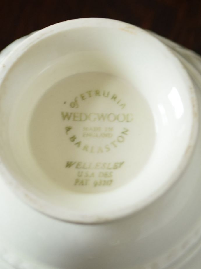 ウェッジウッドのバックスタンプ