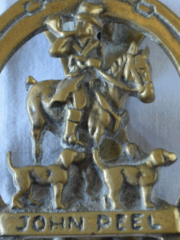 アンティーク真鍮製のドアノッカー