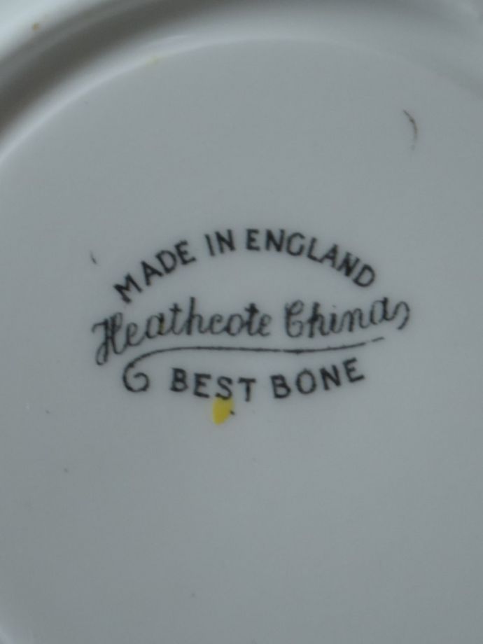 Heathcote Chinaのバックスタンプ