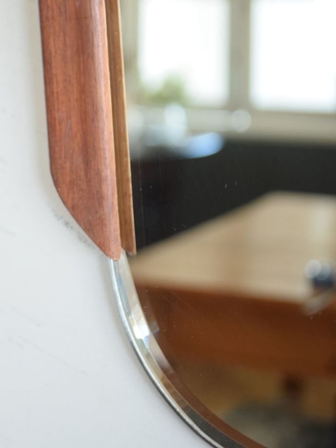 北欧ミラーの木の杢目