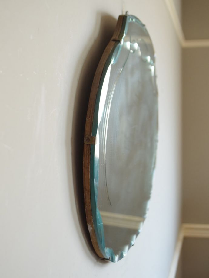 アンティークミラーの側面