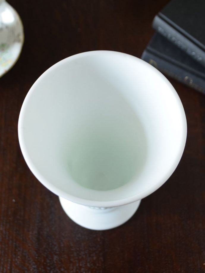 上から見たアンティークのガラス