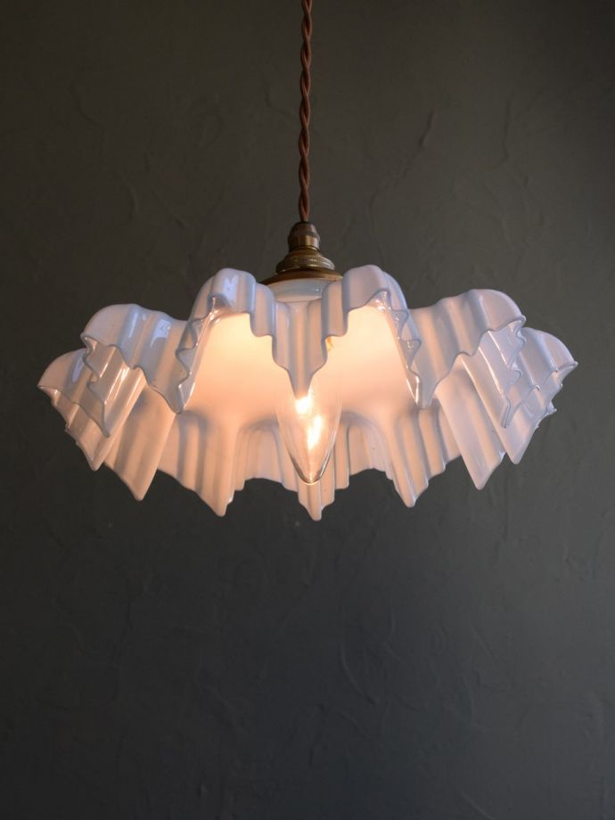 アンティーク照明の美しい灯り